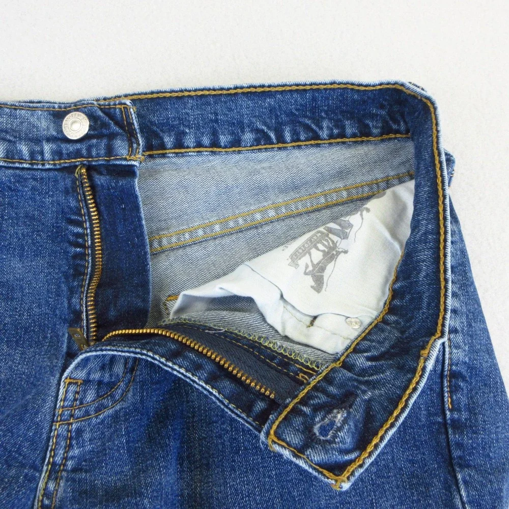 Levi's 527 Jeans Men 32x34 (Actual 32x31.5) Slim Bootcut Blue Denim Stretch EUC